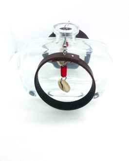 Leather Hoop Earrings