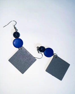 Rhombus Wooden Earrings