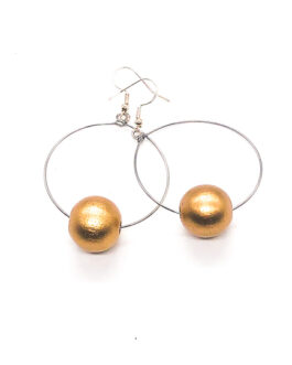 Wire & Bead Earrings